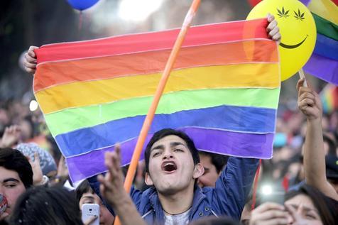 Una manifestación homosexual en Santiago de Chile (foto: ANSA)