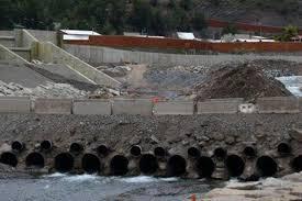 Proyecto hidroeléctrico del Alto Maipo, cerca de la ciudad de El Alfalfal