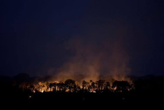 la selva amazónica se incendia mientras madereros y agricultores talan cerca de Humaita, en el estado de Amazonas
