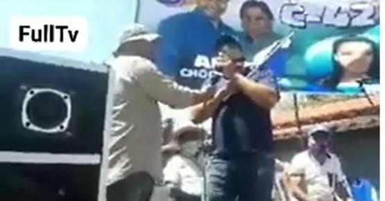 Participación telefónica de Morales en acto de ayer en Tarija