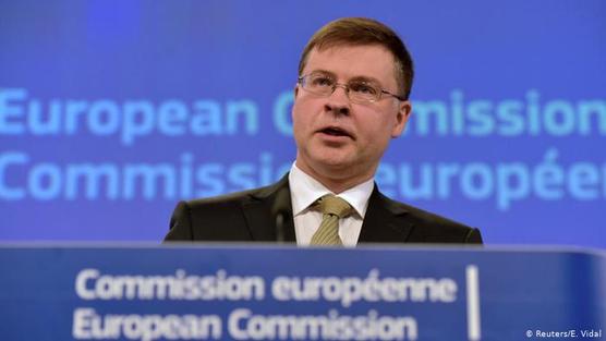 El vicepresidente de la UE Valdis Dombrovskis