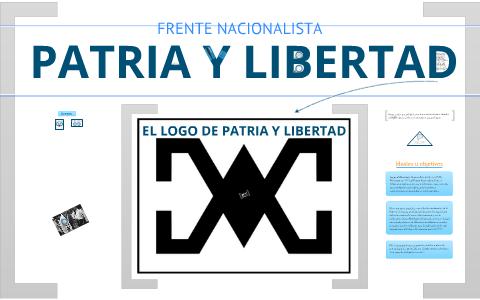 El logo de la araña de Patria y Libertad