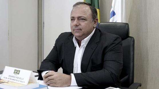 Ministro de Salud de Brasil, Eduardo Pazuello,