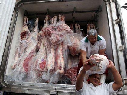 Cerdos faenados en Brasil