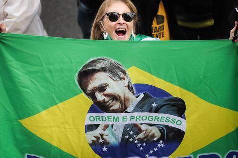 Arenga nacionalista de Jair Bolsonaro (foto: ANSA)