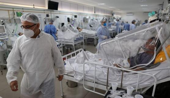 Hospitales abarrotados en todo Brasil