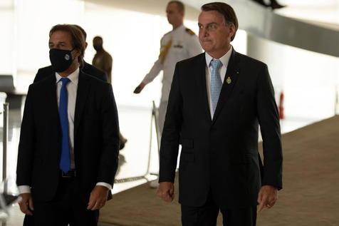 Bolsonaro y Lacalle hablan de "flexibilizar" acuerdos comerciales en el Mercosur (foto: EPA)