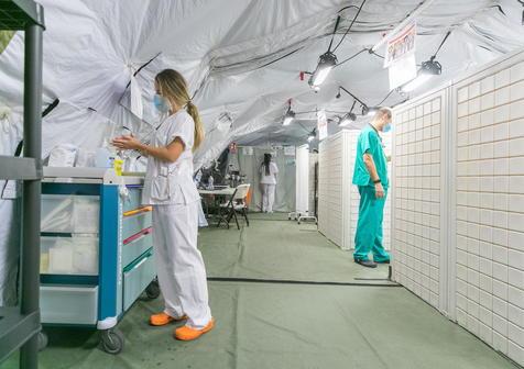 EEUU dona hospital de campaña a Brasil (foto: EPA)