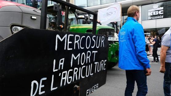 Agricultores franceses se movilizan contra el acuerdo UE-Mercosur