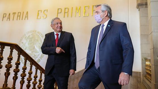 Fernández destacó que respeta "sinceramente" a su par de México "por sus valores políticos 