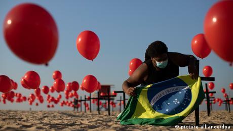 Clarisimas imagenes de la crisis sanitaria brasileña