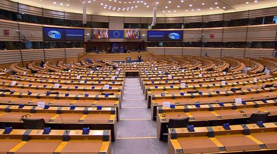 Parlamento Europeo en su reunión de ayer