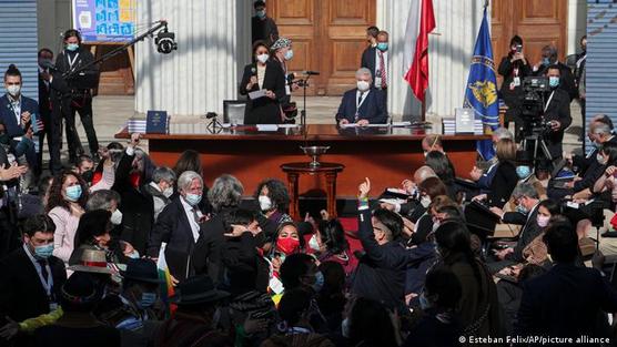 Sesión inaugural de la Convención Constitucional que redactará la nueva Carta Magna de Chile