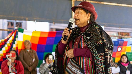 (Fotos: Cobertura Colaborativa del Parlamento Plurinacional de Mujeres y Diversidades Indígenas