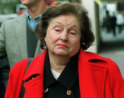 La fallecida Lucia Hiriart, la viuda del dictador Augusto Pinochet (foto: ANSA)