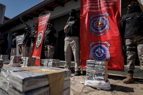 Policía paraguaya secuestra cocaína cerca de Brasil (foto: ANSA)