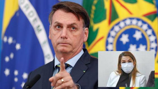 Bolsonaro impresionado por la rubia Añez