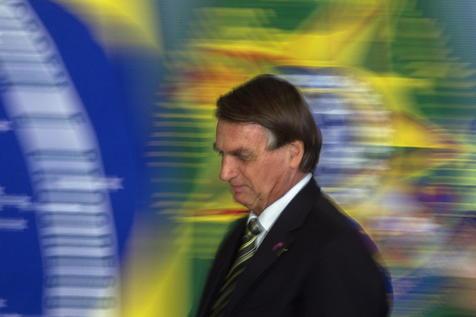 Jair Bolsonaro, en busca de la reelección. Un plan social altamente oportuno (foto: EPA)