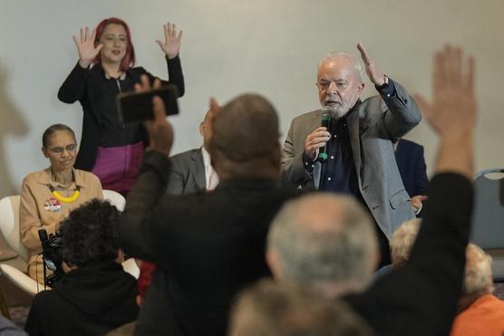 Lula en acto con Marina Silva