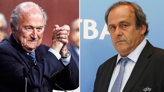 Joseph Blatter y Michel Platini / Foto: AFP.