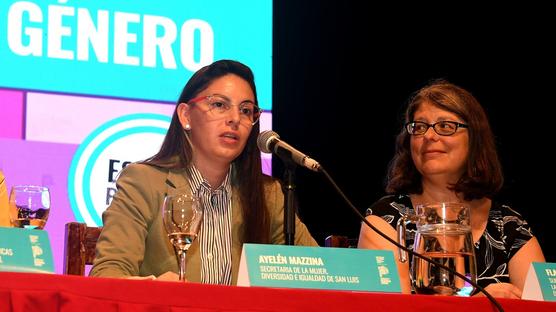 La ministra provincial Estela Díaz también participó de la apertura / Foto: Alejandro Moritz.