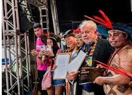 Lula comprometido con los pueblos originarios