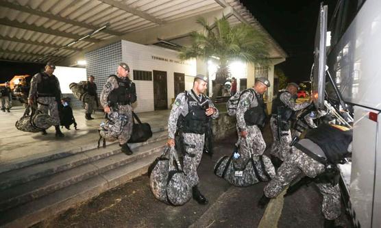 Fuerzas de seguridad de Brasil a Natal Foto Agencia Brasil