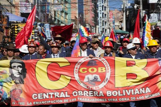 La COB movilizada en todo el país