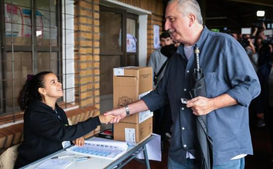 El candidato oficialista, Passalacqua