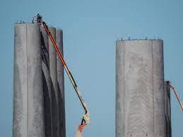 Las obras de construcción de unas turbinas de energía eólica en Serra do Mel, en el estado brasileño de Rio Grande do Norte