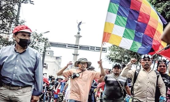 Marcha en Perú 