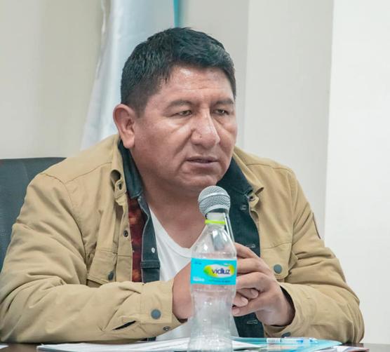 El gobernador de Potosí, Jhonny Mamani.