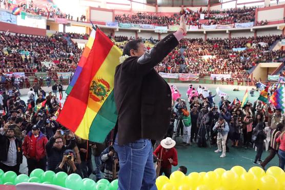 Arce pidió sellar la unidad del pueblo