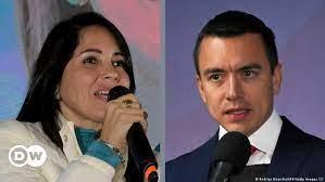 Luisa Gonzalez y Daniel Noboa a segunda vuelta