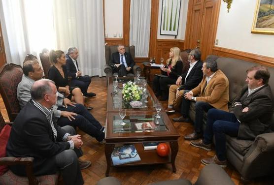 Reunión en Casa de Gobierno