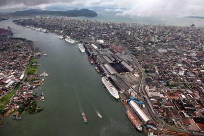 El puerto de Santos, el mayor de sudameríca