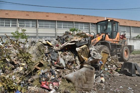 a semana arrancó con trabajos en el barrio Juan XXIII, a la par de la escuela Técnica Nº 4.