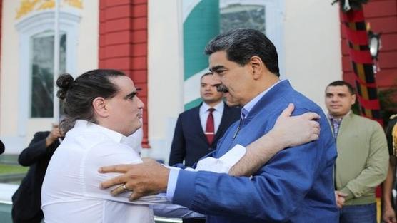 Maduro y Saab ayer en Caracas