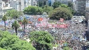 Marcha de la CGT a Tribunales