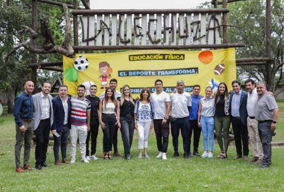 Montaldo, dejó inaugurada la escuela de verano del Albergue José Fierro en San Andrés.