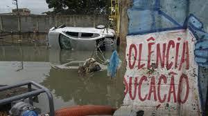 Vista de los destrozos causados por las lluvias en los suburbios de Rio de Janeiro - © BRUNO KAIUCA / AFP