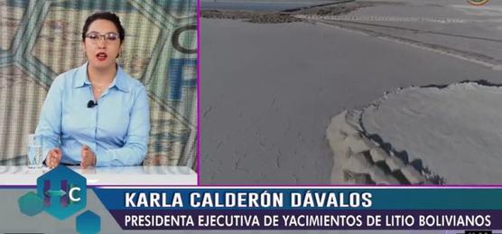 Karla Calderón Dávalos de YLB