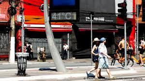 Ola de calor en Sao Paulo: 41 grados en la calle.