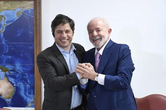 Kicillof junto a Lula