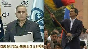 El fiscal venezolano Tarek William Saab, espera por la captura de Guaidó