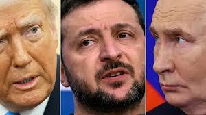 Trump y Putin negocian el futuro de  Zelenski 