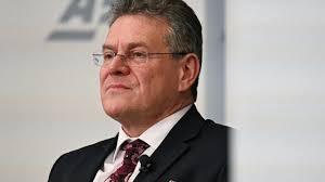 Maros Sefcovic, comisario europeo de Comercio - © Jim Watson / AFP